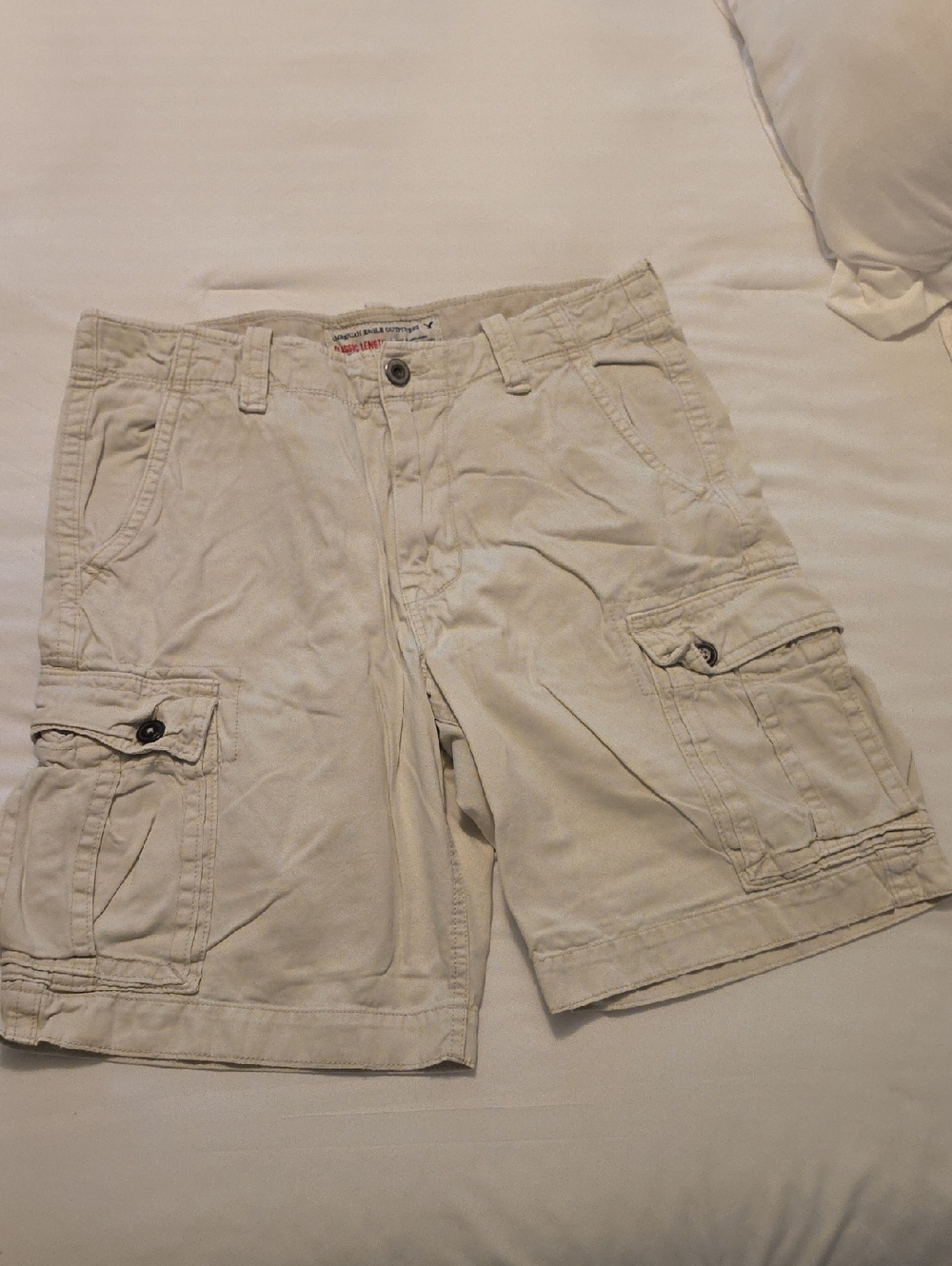 American Eagle Outfitters Men's Cargo Shorts - Beige